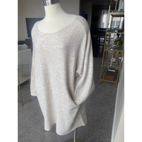 Grade & Gather tan sweater dress w/ pockets, size S/M, NWOT - Picture 4 of 7